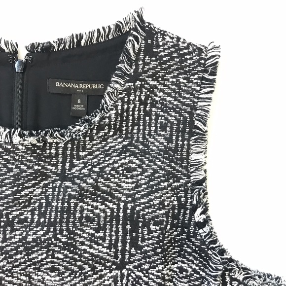 Banana republic tweed fringe sheath dress - Picture 4 of 8